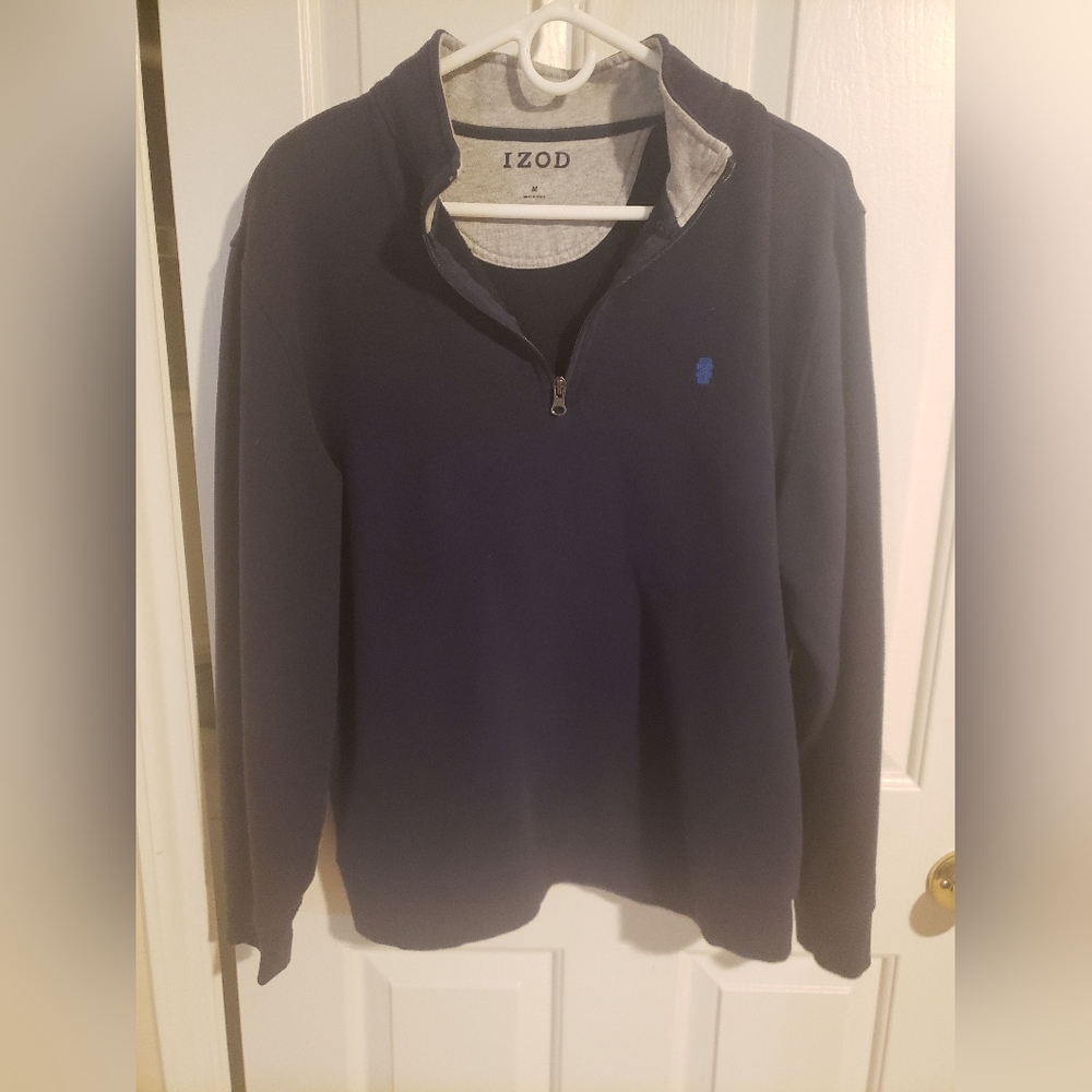 Izod Blue Casual Lightweight Jacket